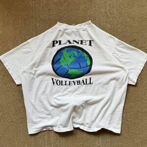 Vintage 90s planet volleyball t shirt